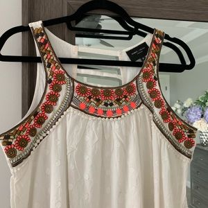 Romeo & Juliet Embroidered Tunic / Cover Up